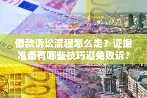 济南借款诉讼流程怎么走？证据准备有哪些技巧避免败诉？