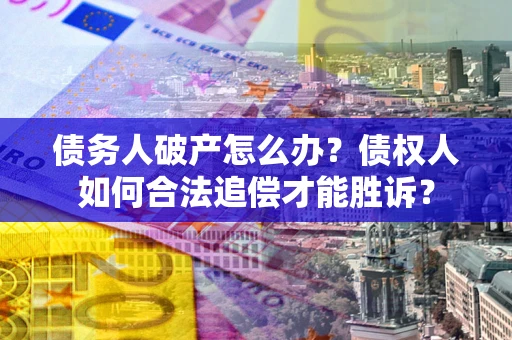济南债务人破产怎么办？债权人如何合法追偿才能胜诉？