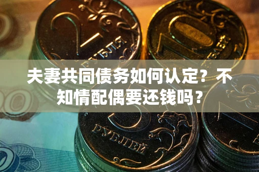 济南夫妻共同债务如何认定？不知情配偶要还钱吗？