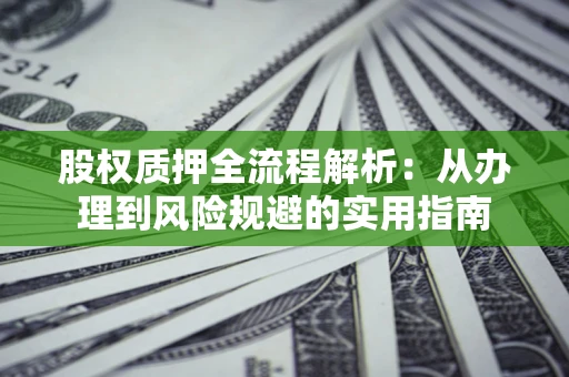 济南股权质押全流程解析：从办理到风险规避的实用指南