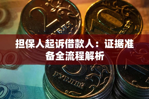 济南担保人起诉借款人：证据准备全流程解析
