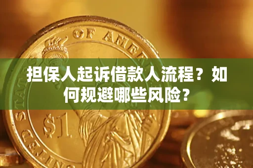 济南担保人起诉借款人流程？如何规避哪些风险？