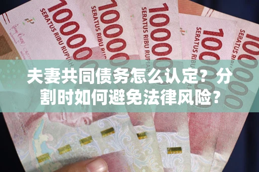 济南夫妻共同债务怎么认定？分割时如何避免法律风险？